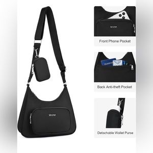 Nylon crossbody w/ Nano Pouch NWT